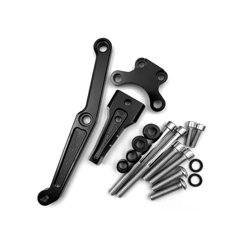 �X�e�A�����O�_���p�[ �I�[�g�o�C�p�X�e�A�����O�_���p�[�u���P�b�g�X�^�r���C�U�[�T�|�[�g �z���_ CB650R 2019-2023 2024 2025�ɓK�� �o�C�N �X�e�A�����O�_���p�[(Black Bracket)