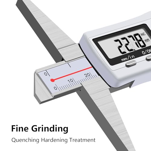 Calibrador digital de profundidad 6 pulgadas acero inoxidable miniatura 5