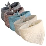 3 boutons-pression réglables : Nos bavoirs en mousseline sont dotés de deux boutons-pression réglables pour un ajustement confortable à mesure que votre bébé grandit. Lavable à la main et en machine pour plus de commodité. (Laver avant la première utilisation).