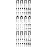 FRCOLOR 60pcs Mini Pill Vials Plastic Medicine Bottles Secure Caps for Travel for Pills Capsules and Items Compact and Convenient Storage