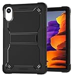 Béquille fonctionnelle : cet étui résistant aux chocs pour tablette dispose d'une béquille robuste intégrée, vous pouvez l'ajuster. Compatible avec des positions optimales de visualisation et de saisie en fonction de vos besoins. Angles de saisie et de vision. Pratique : compatible pour étudier, jouer, regarder des vidéos, etc.