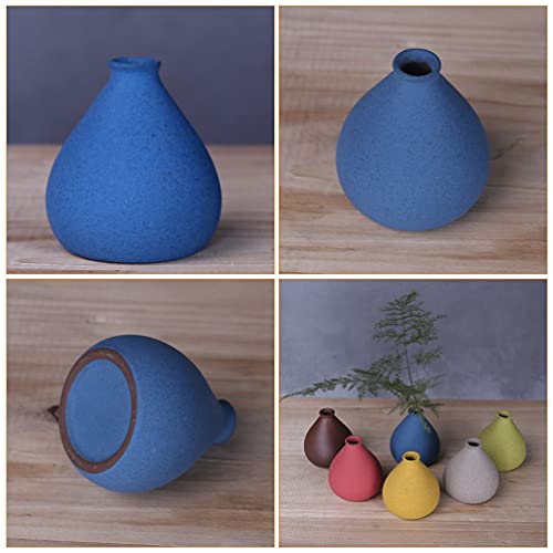 Angoily Vasos de Flores de Cerâmica Pequeno Decorativo Festa de Centros De Mesa para Sala de Estar Q