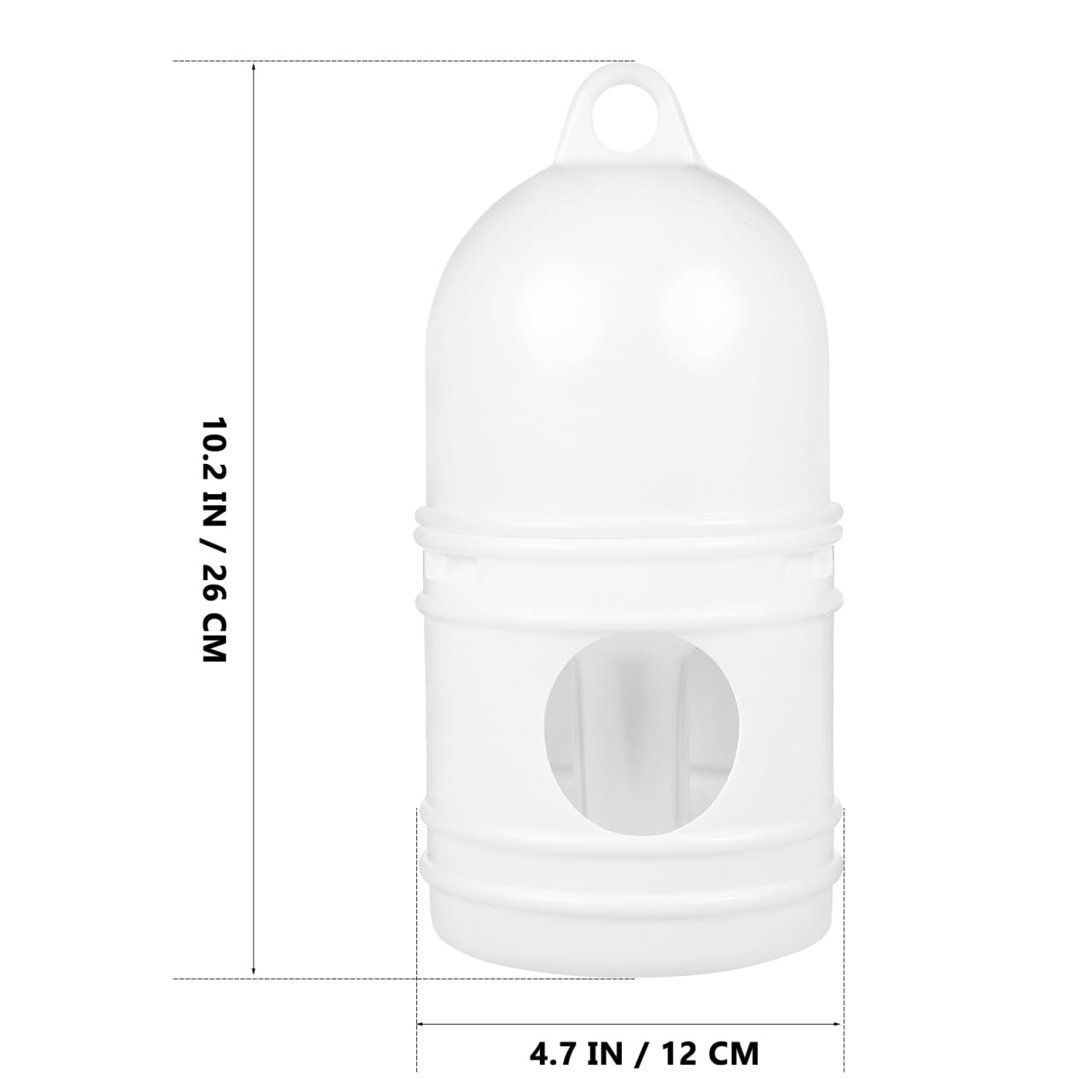 balacoo Dispensador de agua para pájaros: 2 comederos de agua para palomas, hervidor de agua desmontable para palomas, botella de agua universal para pájaros, práctico dispensador de agua para