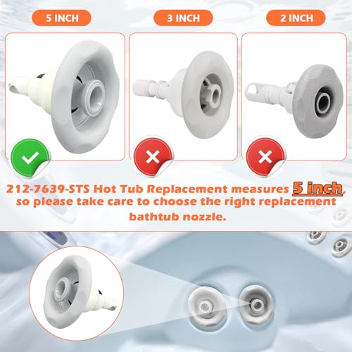 Image of 212-7639-STS Bathtub Hot Tub Jets Replacements