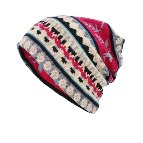 Gorro de invierno texturizado con diseño vintage para adultos exigentes de estilo unisex