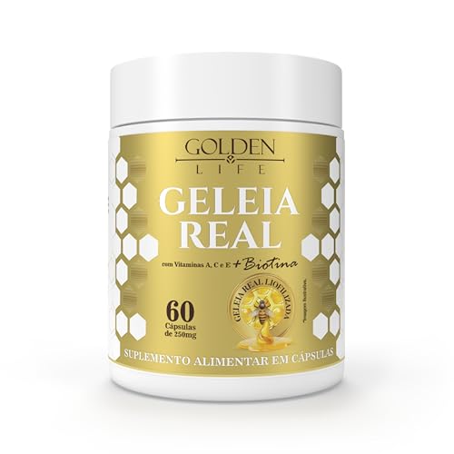 APISVIDA Geleia Real com Vitaminas A, C, E e Biotina – 60 Cápsulas | 250mg Cada |