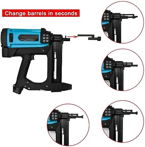 Pneumatic Nail Gun, Lithium Battery-Powered Electric Nail Gun, Pneumatic Stapler, Pneumatic Tool, Suitable for Frames and Cable Trays.