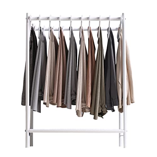 HJYPDMJ Perchas para Pantalones,Carro Perchero De Gran Capacidad con Ruedas Y Perchas, Guardarropa Móvil En El Dormitorio(Size:54x36x74cm)