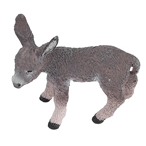 MXGZ Bauernhoftierfigur, Mini-Bauernhoftiere Esel Realistisches Bauernhoftier für für Puppenhaus zu Hause