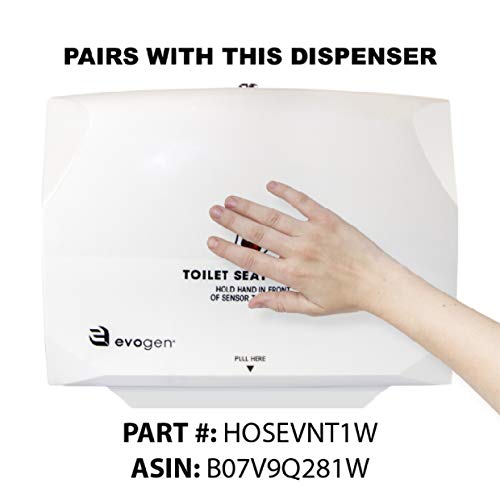 Image of Evogen No-Touch Toilet Seat Covers, 125 Sheets per pack /24 Packs per case