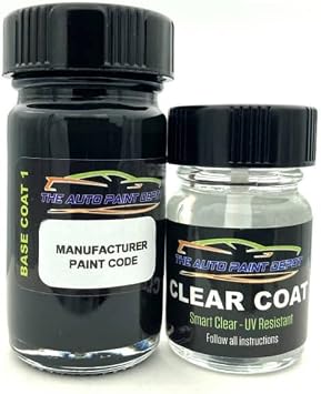 Auto Paint Depot Touch Up Paint for Ford Mustang-Orange Fury NL/M7409 All Years, All Models One Ounce with Clear Coat