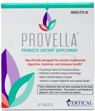 Provella Probiotic Dietary Supplement for Women: Supports Digesti...