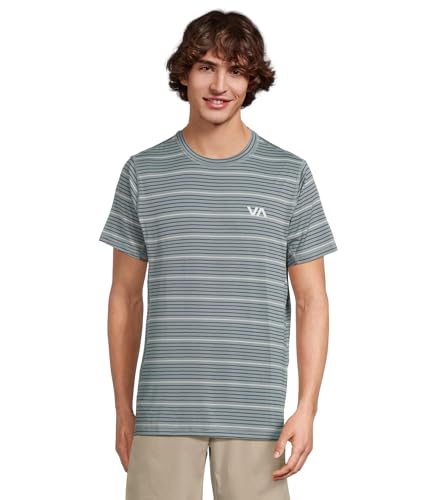 T-Shirt RVCA Sport Vent Stripe anti-transpiration pour Homme