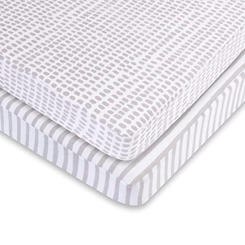 Image of Ely's & Co. Patent Pending Waterproof Pack n Play - Mini Crib Sheet in Gender Neutral Color