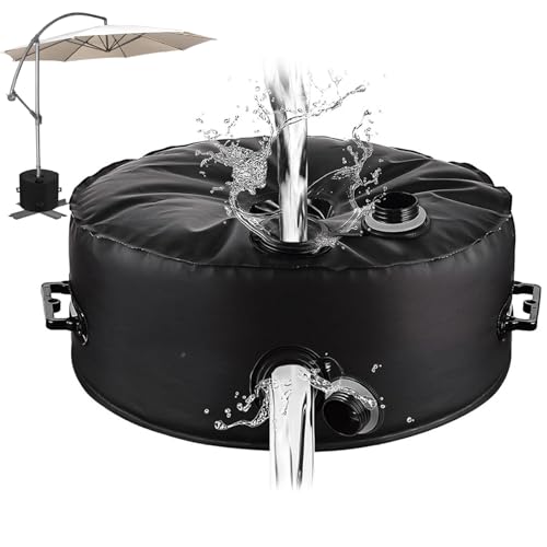 Base de parapluie 20 L rempli d'eau contre le vent support de parasol terrasse stable - 2