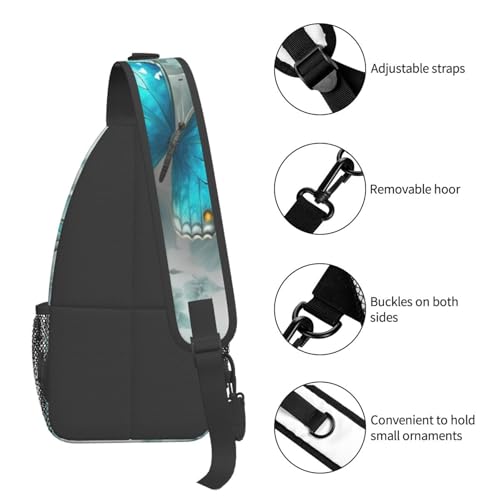 Man's Cross Chest Bag Diagonally Sling Backpack Shoulder Bag miniatura 5