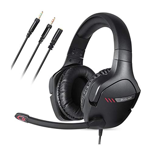 Auriculares para juegos PC estéreo Glolink Black Stingers diadema cómoda Xbox One