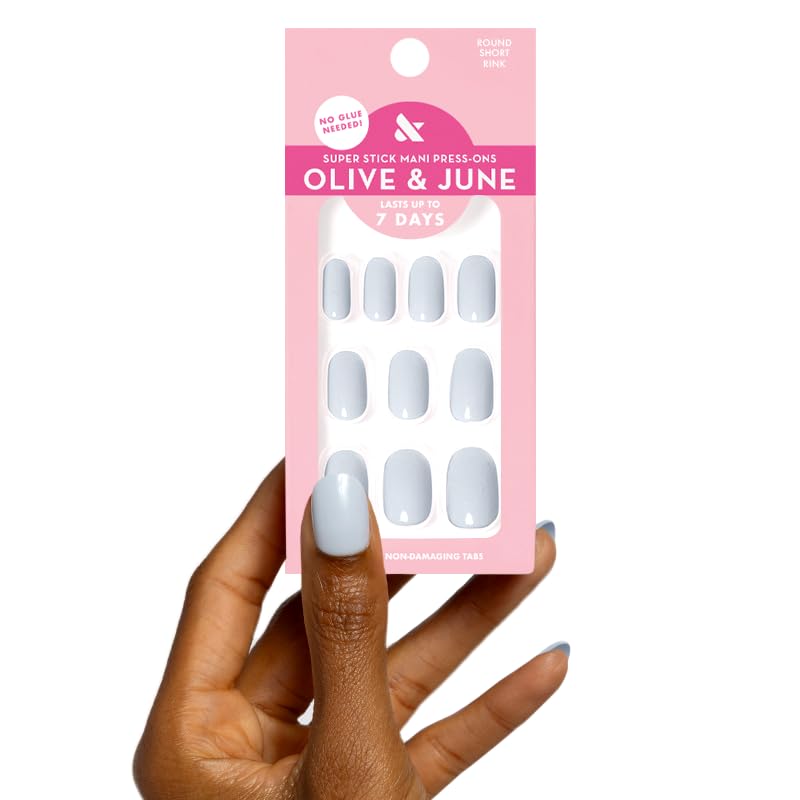 Olive & June Super Stick Press-On Nails, Rink