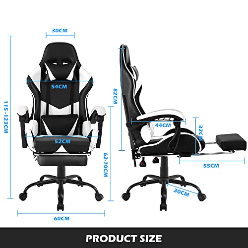 image for Advwin Gaming Chair Racing Office Computer Ergonomic Video Game Chair,