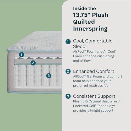 Image of Beauty Sleep DreamRest Plush 13.75 inch Queen Mattress