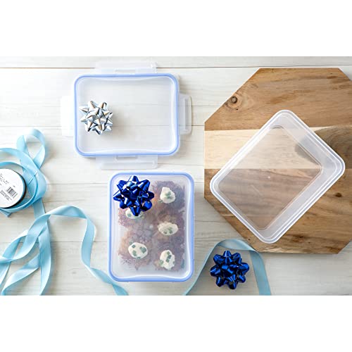 Snapware Total Solution 8.5-Cup Plastic Food Storage Container With Lid, 8.5-Cup Rectangular Meal Prep Container, Non-Toxic, Bpa-Free Lid With 4 Locking Tabs, Microwave, Dishwasher, And Freezer Safe #TOP3