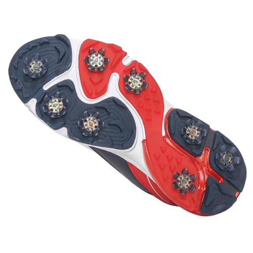 Image of Spikes Golf Shoes Men Training Golf Sneakers Comfortable Walking Footwears for Golfers