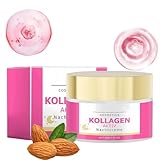 Kollagen Aktiv Nachtcreme mit VITAMIN-E, Anti-Wrinkle und Anti-Aging Lifting Creme für intensive Hautpflege, straffend und regenerierend – 50g, Für Frauen geeignet