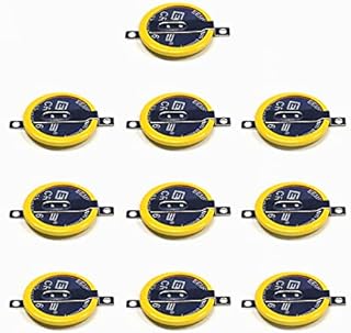 10PACK EEMB CR1616 Battery 3V Lithium Battery CR1616 GameBoy Battery with Solder Tabs Coin Cell Batteries 3 Volt Li-MnO Button Battery UL Certified Single Use (10 Count, CR1616)
