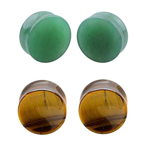 Kokoma Tiger Eyes Ear Plugs (8mm(0G)) Cover