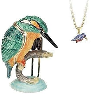 Arora Secrets from Hidden Treasures 1033 Kingfisher Trinket Box, Multicolour, One Size