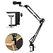 Max 21-inch Adjustable Universal Stand for Digital Microscopes – 360° Rotating Arm, Table Clamp Included – Supports Up to 6cm Diameter USB/WiFi Microscopes – Ideal for Lab, Electronics, and DIY