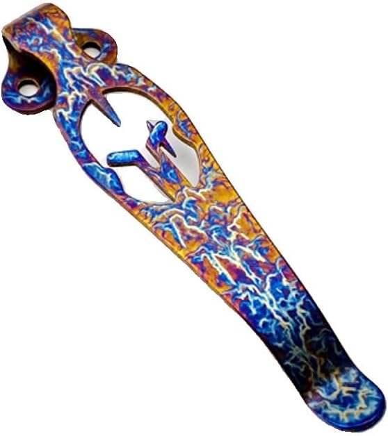 1PC 標準チタン合金ディープキャリーポケットクリップ交換用 Griptilian 551 710 730 CQC ZT0640 に