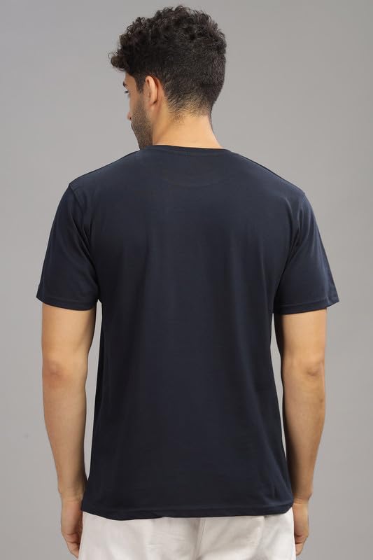 Image of XENOVAURBAN Men's Graphic Printed RN-Penguin Round Neck Regular and Plus Size Cotton T-Shirt