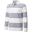 Flower Gray Beige Stripe-long