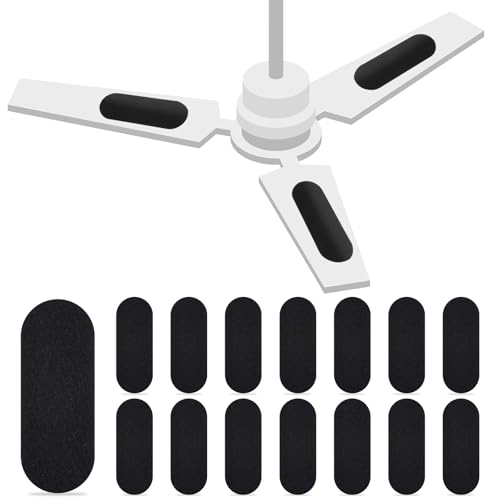 Image of Tuanse 15 Pack Ceiling Fan Filters for Blades, Activated Coconut Activated Zeolite Ceiling Fan Air Filter, Stick Air Filter Purifiers for Common Household Contaminants (Black)
