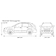 cartrend Vollgarage New Generation, Auto Abdeckplane, wetterfeste, waschbare Abdeckung, Polyester blau, mit Aufbewahrungstasche, für SUV, 503 x 213 x 172 cm