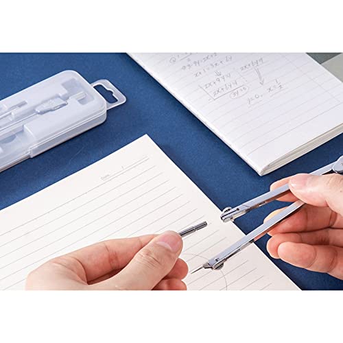 Kompass Geometrie Kit - Professionelles Metall Zeichenwerkzeug Set mit Zirkel und Bleistift für Schüler - Ideal für Kreiszeichnung und Geometrische Projekte