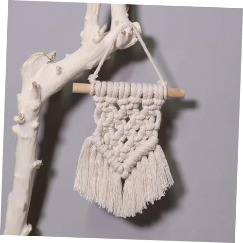 Tapiz pequeño de algodón Cabilock para decoración de pared navideña en salón 6