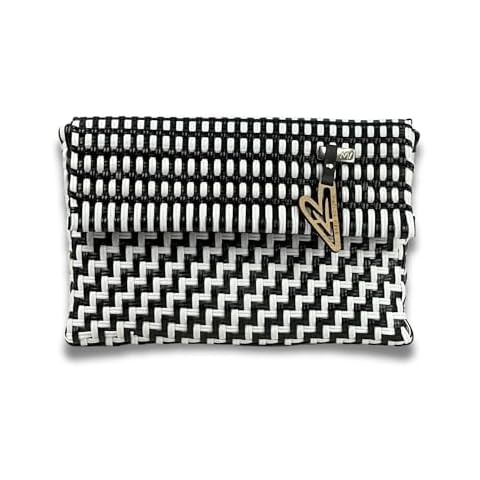 Maria Victoria Magpie Handwoven Clutch Cover