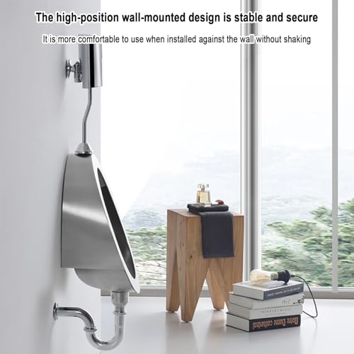 Urinario de acero inoxidable con sensor para baños públicos 6