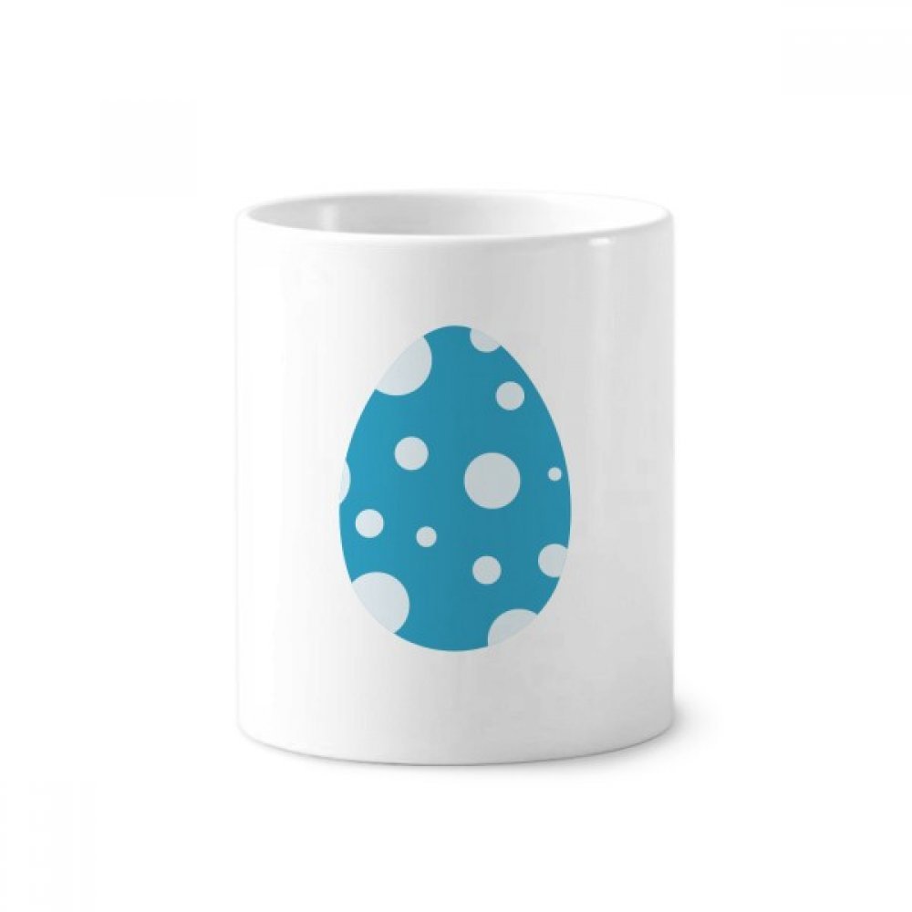 Tasse blanche de Pâques en céramique décorative pour stylos de bureau - 3