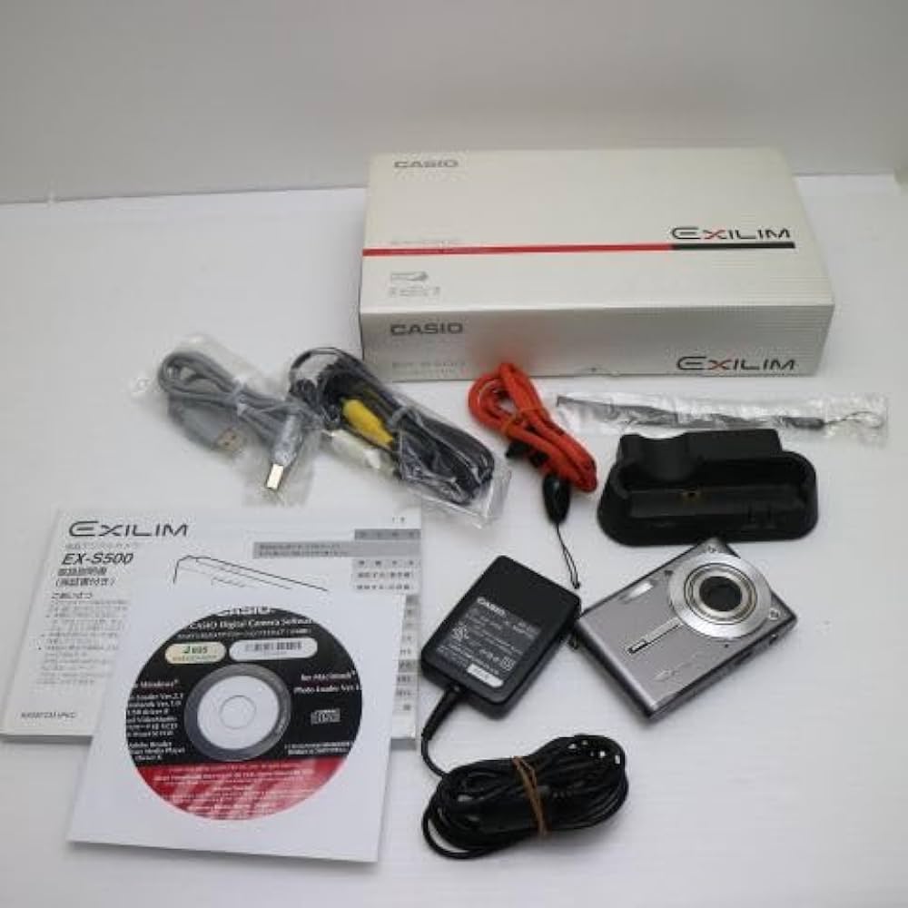 【✨美品✨】 CASIO EX-S500 コンパクトデジタルカメラ 箱あり Amazon | CASIO EX-S500GY EXILIM CARD | コンパクト 通販