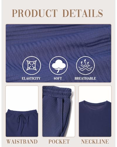 50% Off Plus Size Waffle Knit Lounge Set with Code ZBTR6NUZ