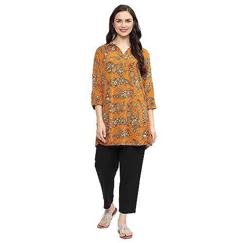 Image of BIBA Women's Printed Regular Fit Blouse