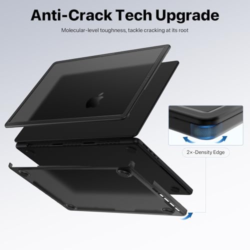 Image of Soonjet CrackGuard for MacBook Pro 14 inch Case | M5 M4 M3 M2 M1 Pro /Max 2026 2025-2021 | Anti-Crack Upgrade |100% Match Official Color | Laptop Hard Shell + Translucent Keyboard Cover
