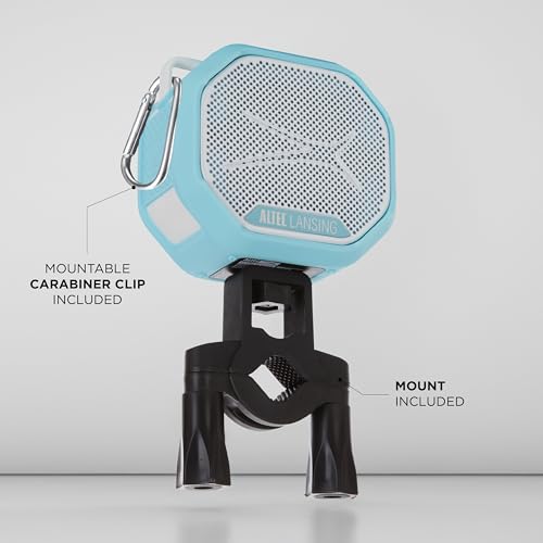 Image of Altec Lansing HYDRATREK Magnetic Bluetooth Speaker, Waterproof IP67, Portable Speaker, True Wireless Pairing, USB-C Quick Charge, 3.7V 400mAh Battery, Voice Assistant, Perfect for Any Adventure