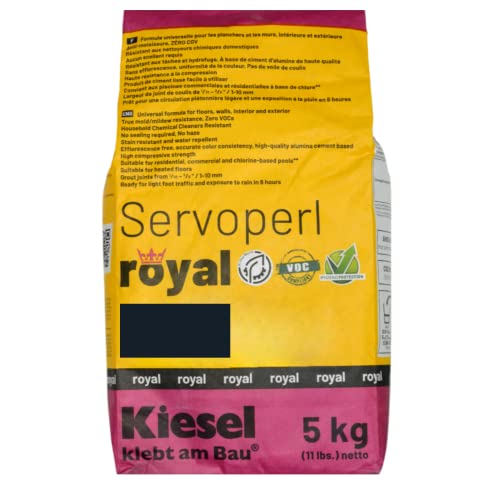 Kiesel Servoperl Royal High-Strength Stain and Water Repellent Grout 11lbs