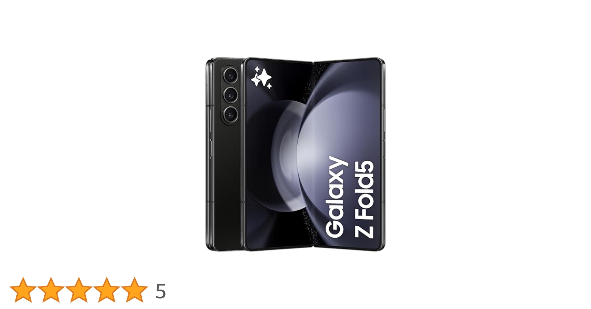 Samsung Galaxy Z Fold5 AI Smartphone, 512GB, Phantom Black
