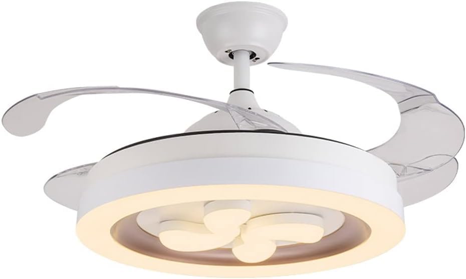 Ventilador de techo de 42 pulgadas con luz variable LED moderna y control remoto