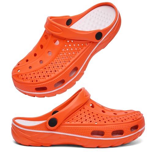 Image of INMINPIN Mens Womens Garden Clogs Shoes Beach Slippers Pool Water Sandals with Comfortable Arch Support Insole